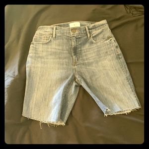 Lou & Grey Cut Off Denim Shorts